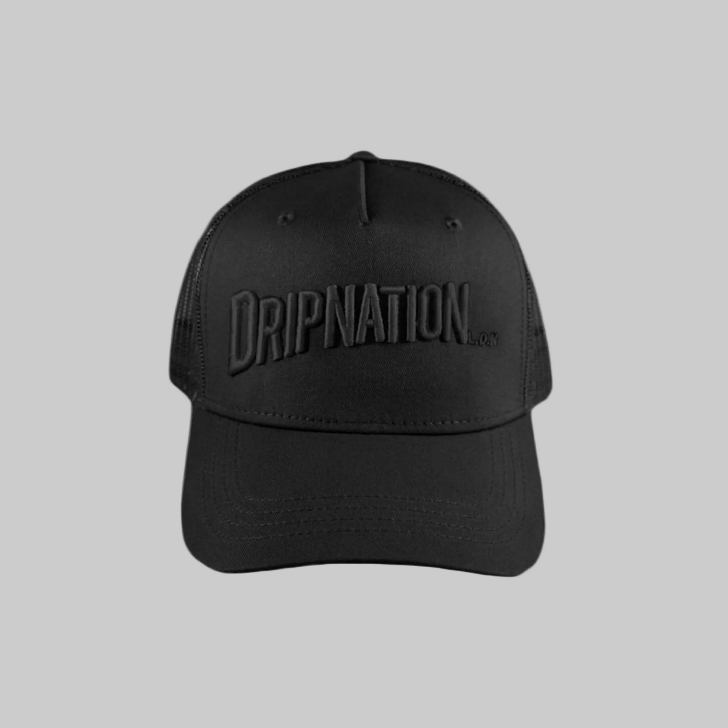 DRIPNATION CAP - BLACK/BLACK