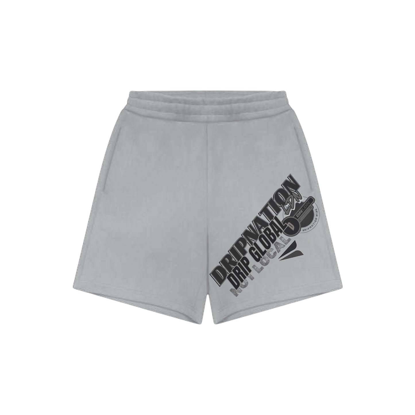 DGNL SHORTS- GREY/BLACK