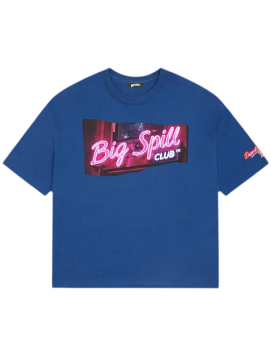 BIG SPILL CLUB T-SHIRT/ BLUE