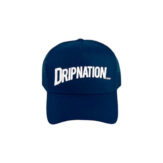 DRIPNATION CAP / NAVY-WHITE