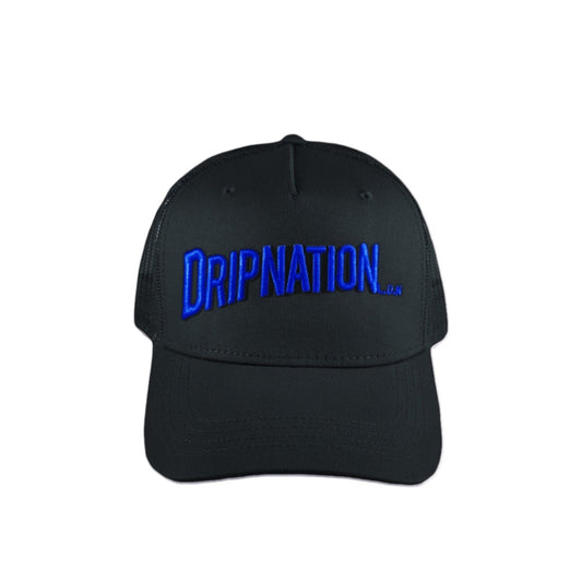 DRIPNATION CAP / BLACK-ROYAL BLUE