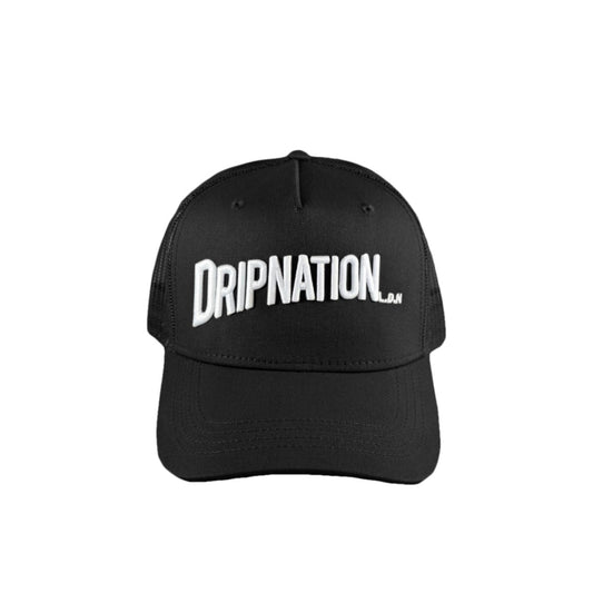 DRIPNATION CAP / BLACK-WHITE