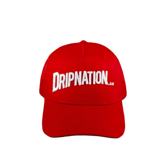 DRIPNATION CAP / RED-WHITE