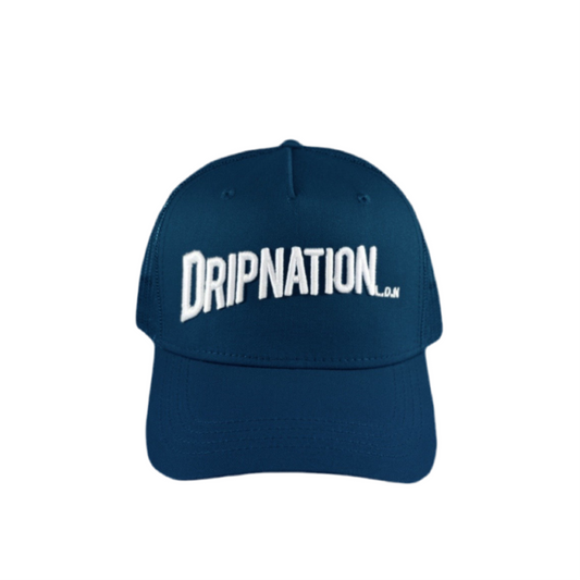 DRIPNATION CAP - NAVY/WHITE
