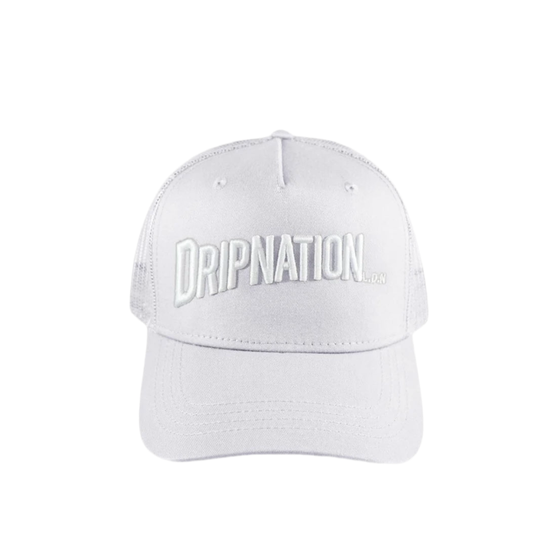 DRIPNATION CAP - WHITE/WHITE