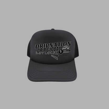 DRIP GLOBAL FOAM CAP - BLACK/GREY