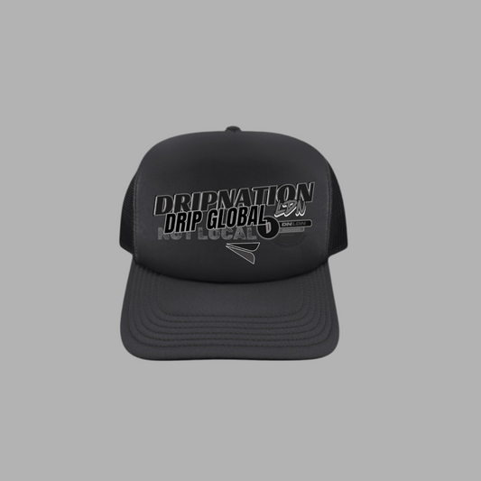 DRIP GLOBAL FOAM CAP - BLACK/GREY