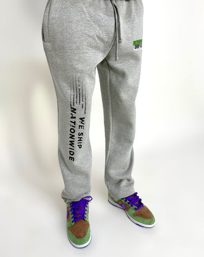 DRIP GLOBAL JOGGERS- GREY/GREEN