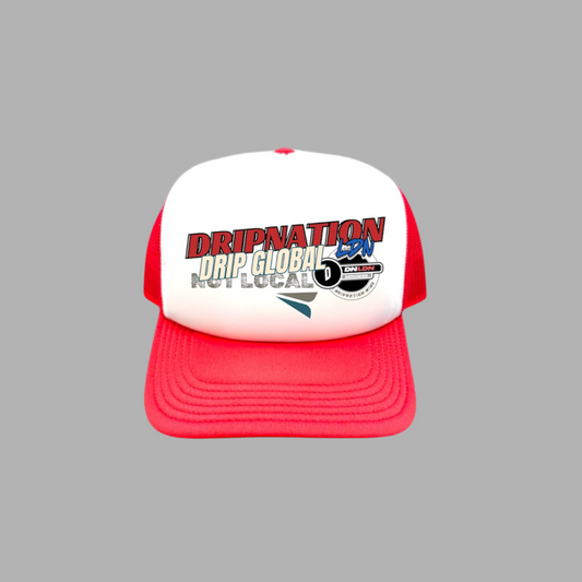 DRIP GLOBAL FOAM CAP - RED/WHITE