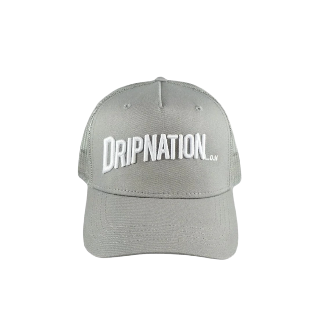 DRIPNATION CAP - GREY/WHITE