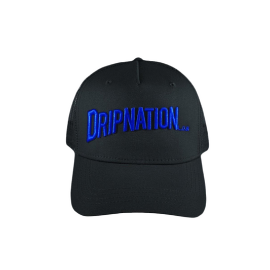 DRIPNATION CAP - BLACK/ROYAL BLUE