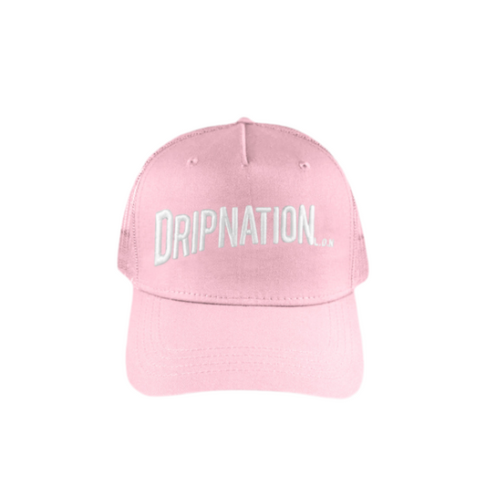 DRIPNATION CAP - PINK/WHITE