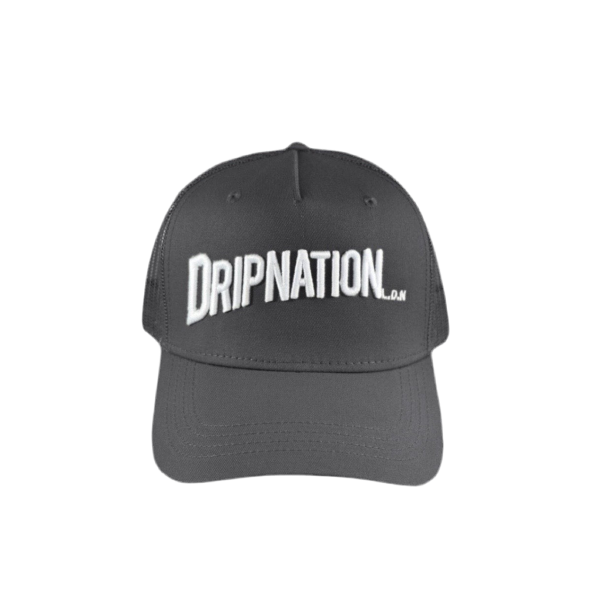 DRIPNATION CAP - CHARCOAL/WHITE