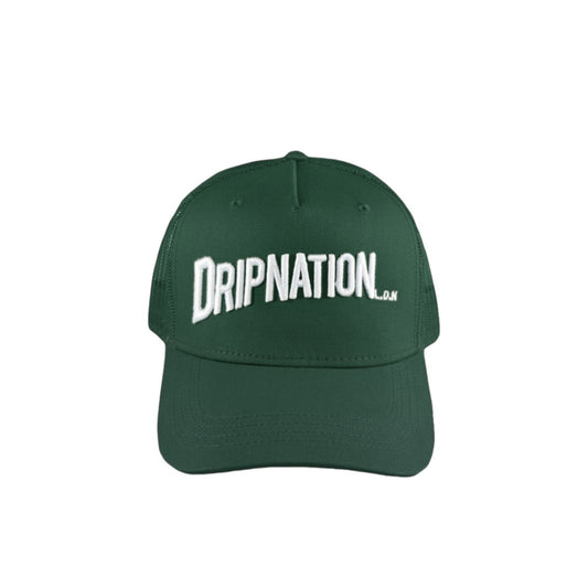 DRIPNATION CAP / GREEN-WHITE