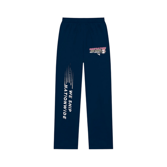 DRIP GLOBAL JOGGERS- BLUE/PINK