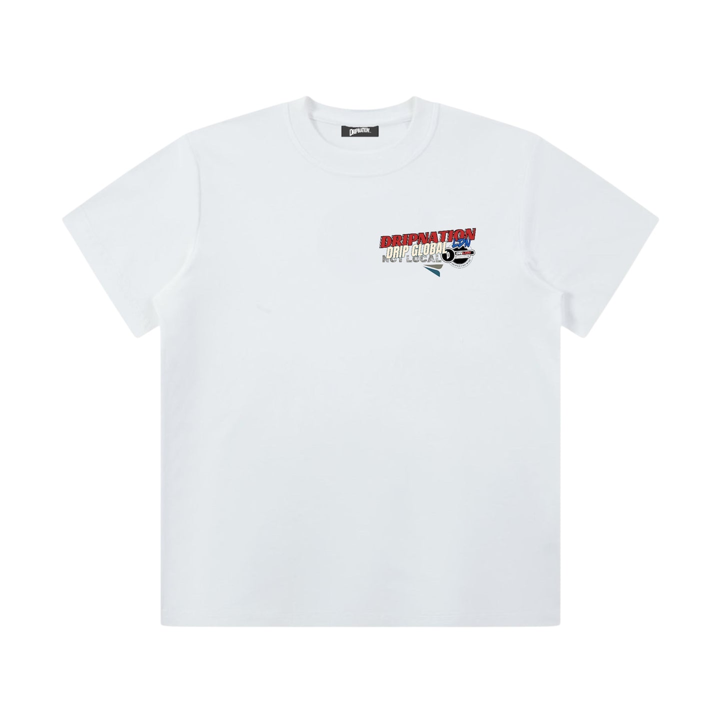 DGNL T-SHIRT - WHITE/RED