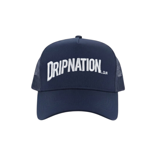 DRIPNATION CAP - NAVY/WHITE