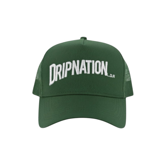 DRIPNATION CAP - GREEN/WHITE