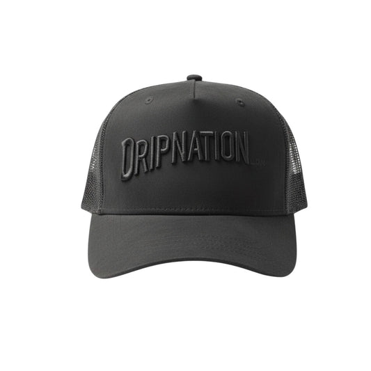 DRIPNATION CAP - BLACK/BLACK