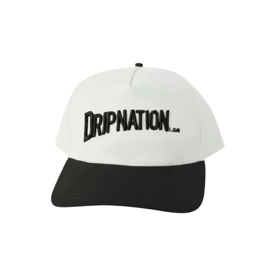 DRIPNATION ARCH CAP - OFF WHITE/BLACK