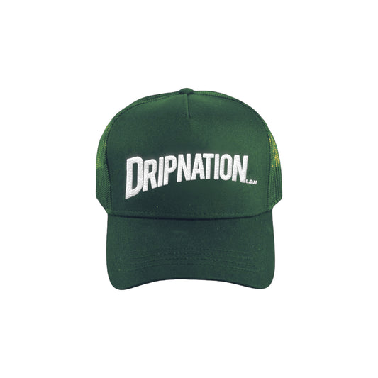 DRIPNATION CAP / GREEN-WHITE