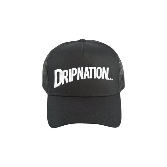 DRIPNATION CAP / BLACK-WHITE