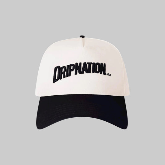 DRIPNATION ARCH CAP - OFF WHITE/BLACK